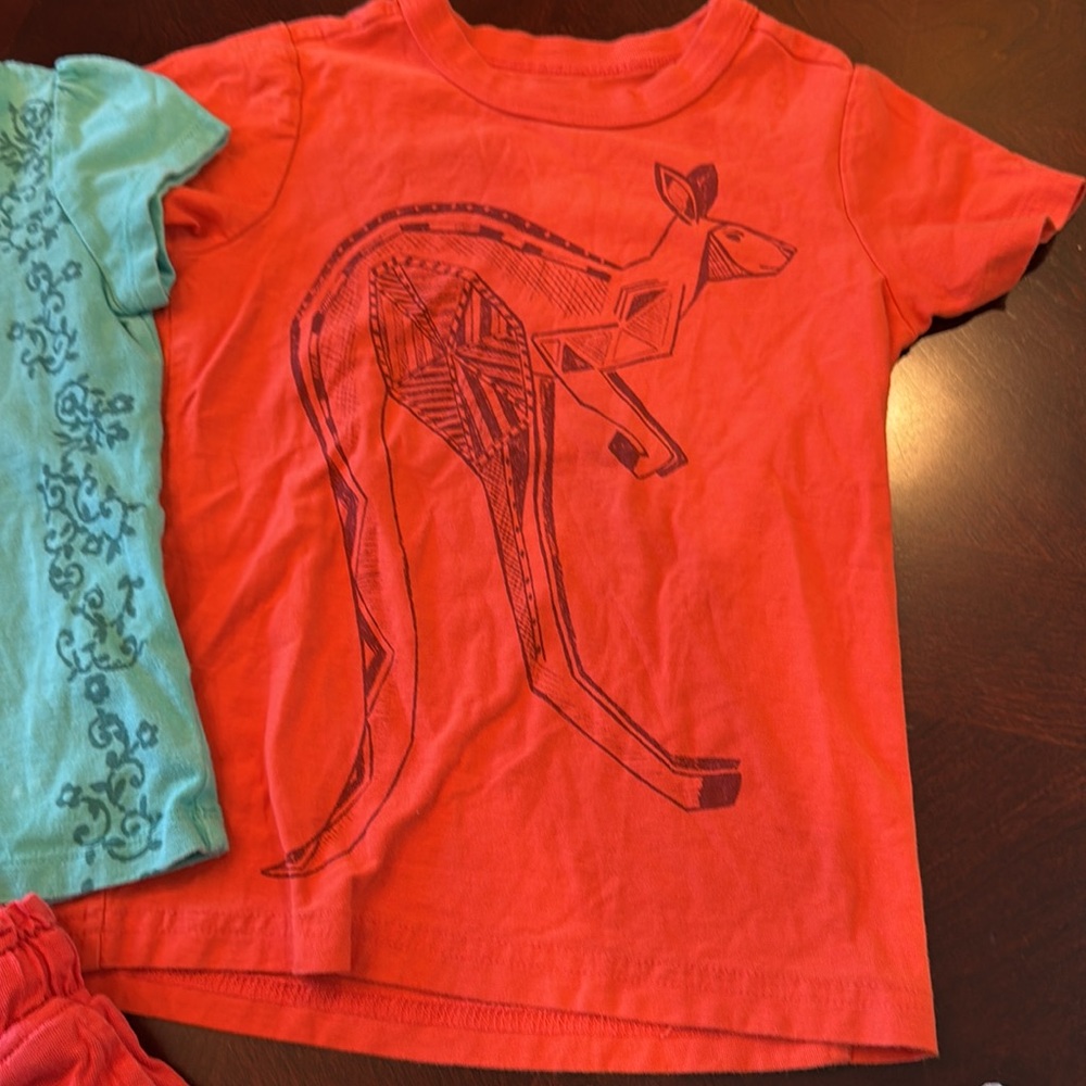 Bundle Of Girls Tees And Shorts: Brands Baby Gap, Tea And Primary sizes … - Picture 5 of 14